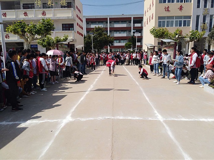 城岗中学举办首届趣味运动会_校园之窗_新沂教育