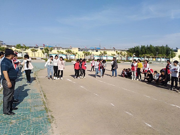 城岗中学举办首届趣味运动会_校园之窗_新沂教育