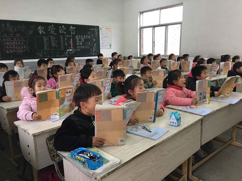 港头镇戴沟小学举行全校朗读能力测评活动