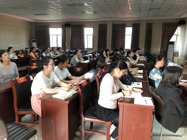 桥口小学举行古诗词录像课观摩活动