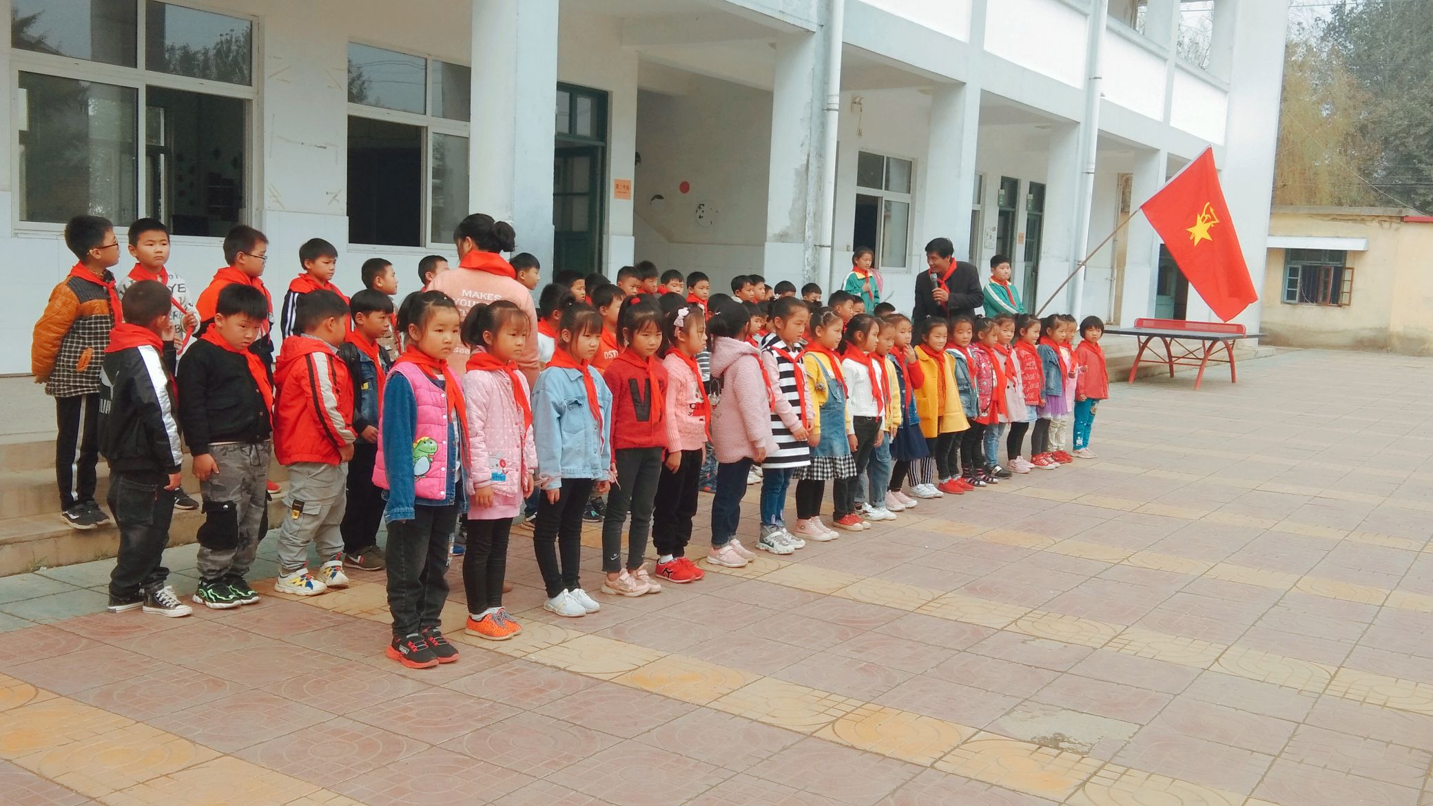 我和我的祖国 ——古墩小学举行“红领巾 心向党”新一年级入队仪式系列活动（七）