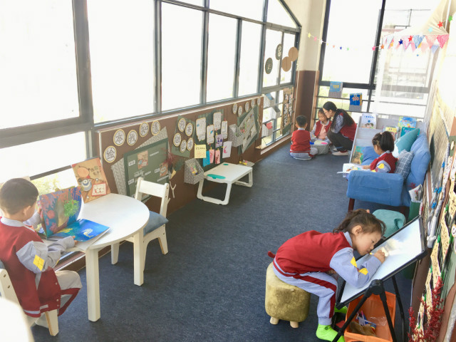 创设情趣化环境   开启悦读之旅  ——棋盘中心幼儿园阅读区观摩研讨活动
