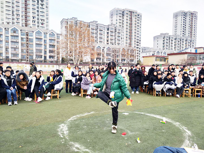 【校运会】新沂市东华高级中学举办冬季三项运动会