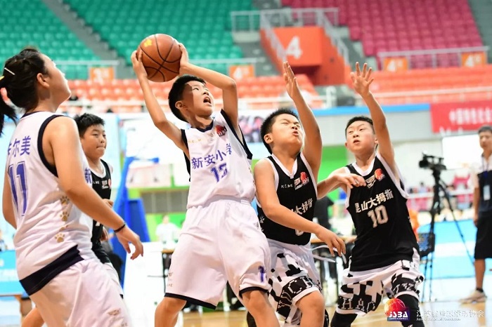 新安小学获省第二届小篮球联赛U10混合组冠