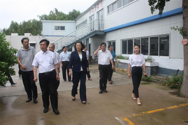 河南省柘城县双拥考察团参观八一实验学校