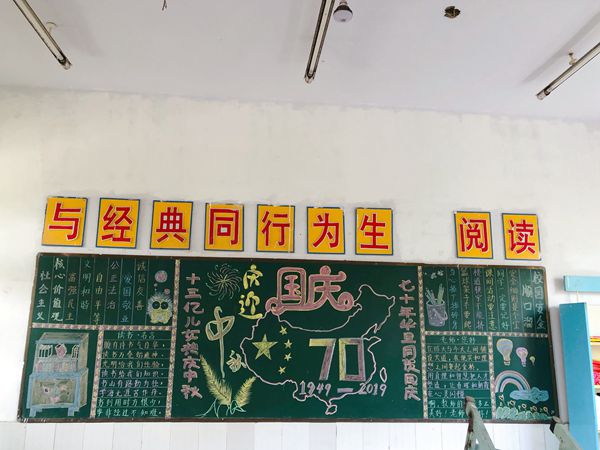 “壮丽70年，阔步新时代”黑板报评比活动