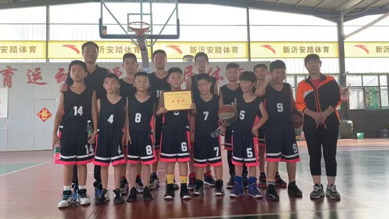 我运动，我快乐——新华小学参加新沂市篮球比赛