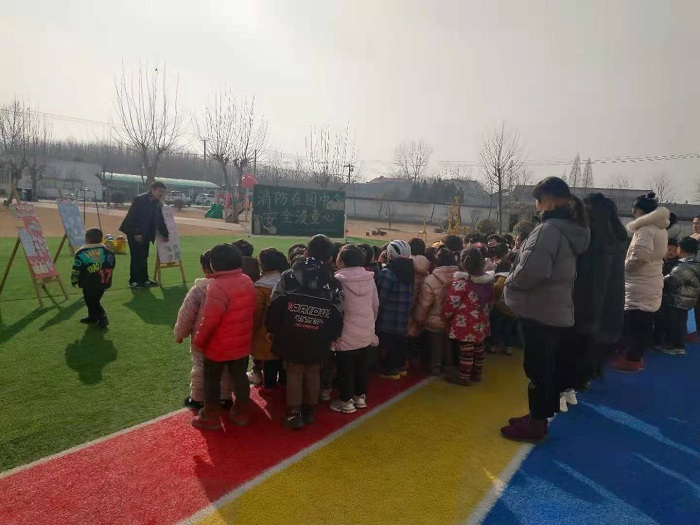 高流镇程徐幼儿园——人人参与消防，共建平安校园