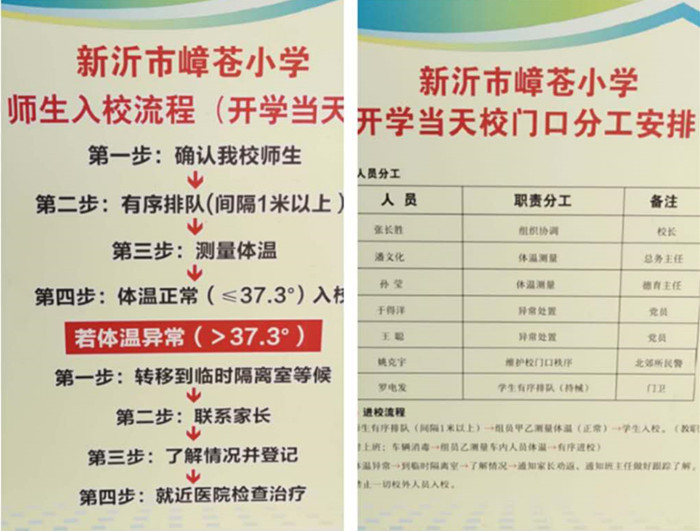 筑牢校园疫情防线，保障全校师生安全 ——新安嶂苍小学开展开学前疫情防控应急演练