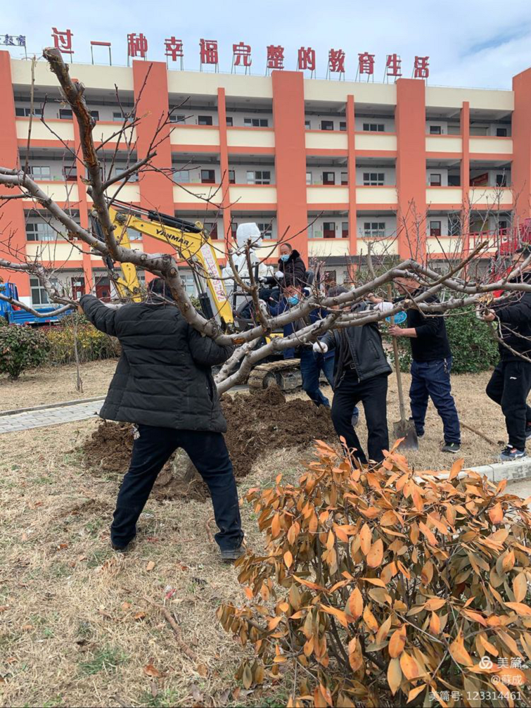 师生共植树，迎接新希望 ——瓦窑镇大新小学植树节专题活动