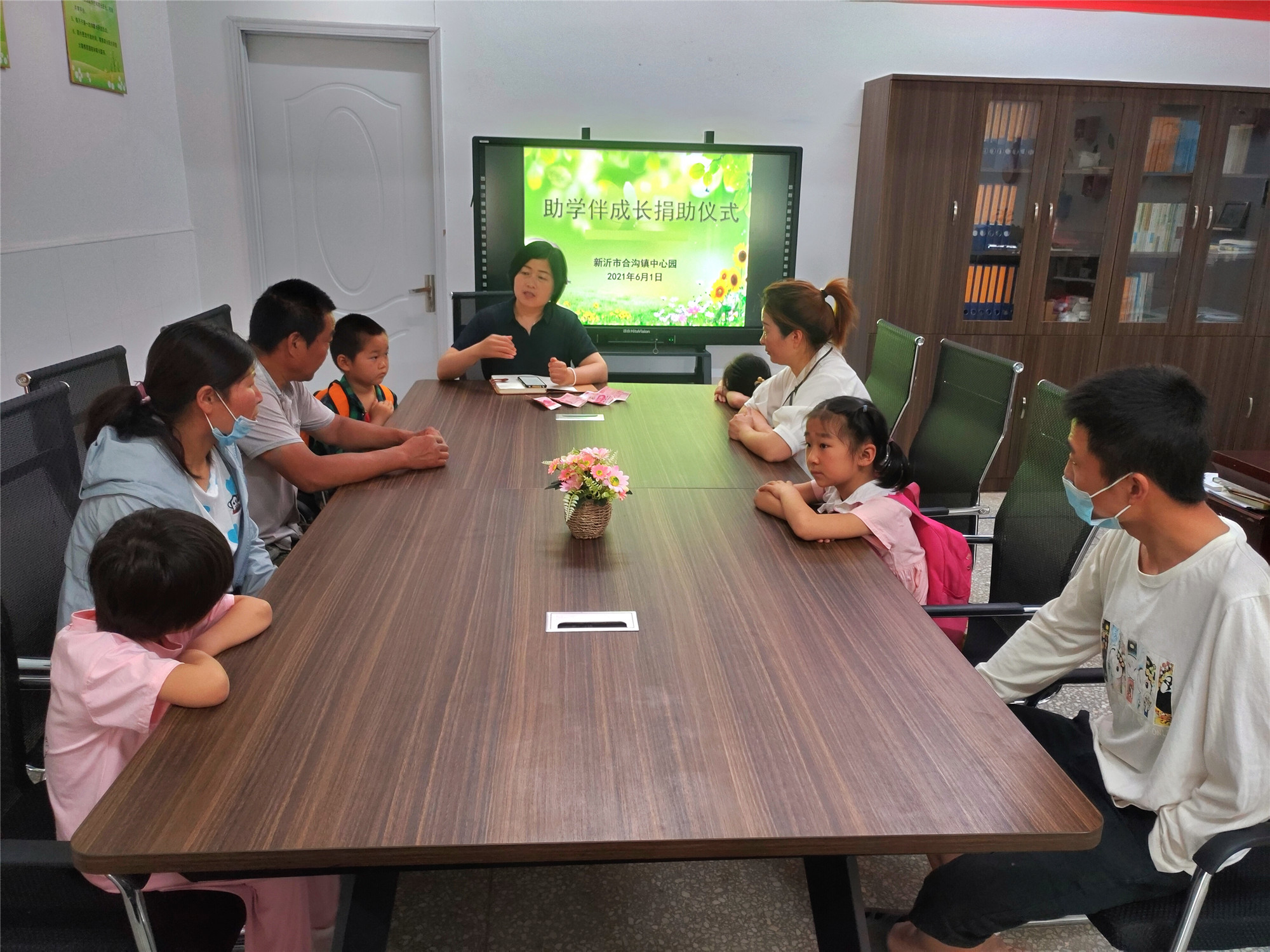 助学伴成长—合沟镇中心幼儿园开展募集款资助贫困幼儿活动