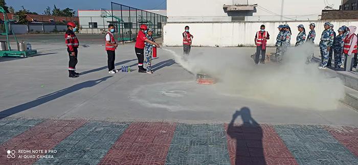 王楼初级中学举办消防主题教育活动
