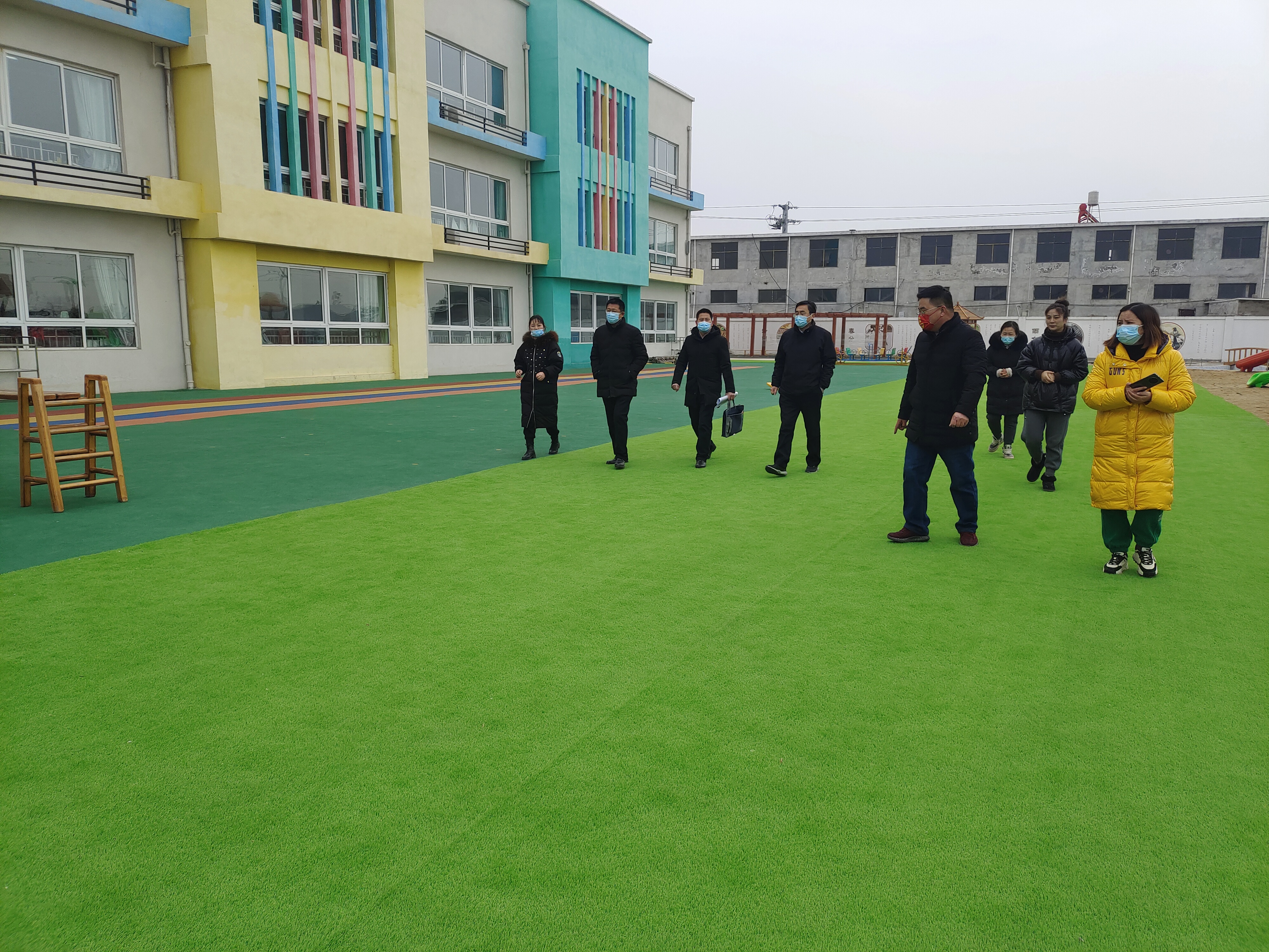 开学检查 夯实起航 ---双塘镇徐塘幼儿园迎接教育局开学工作检查