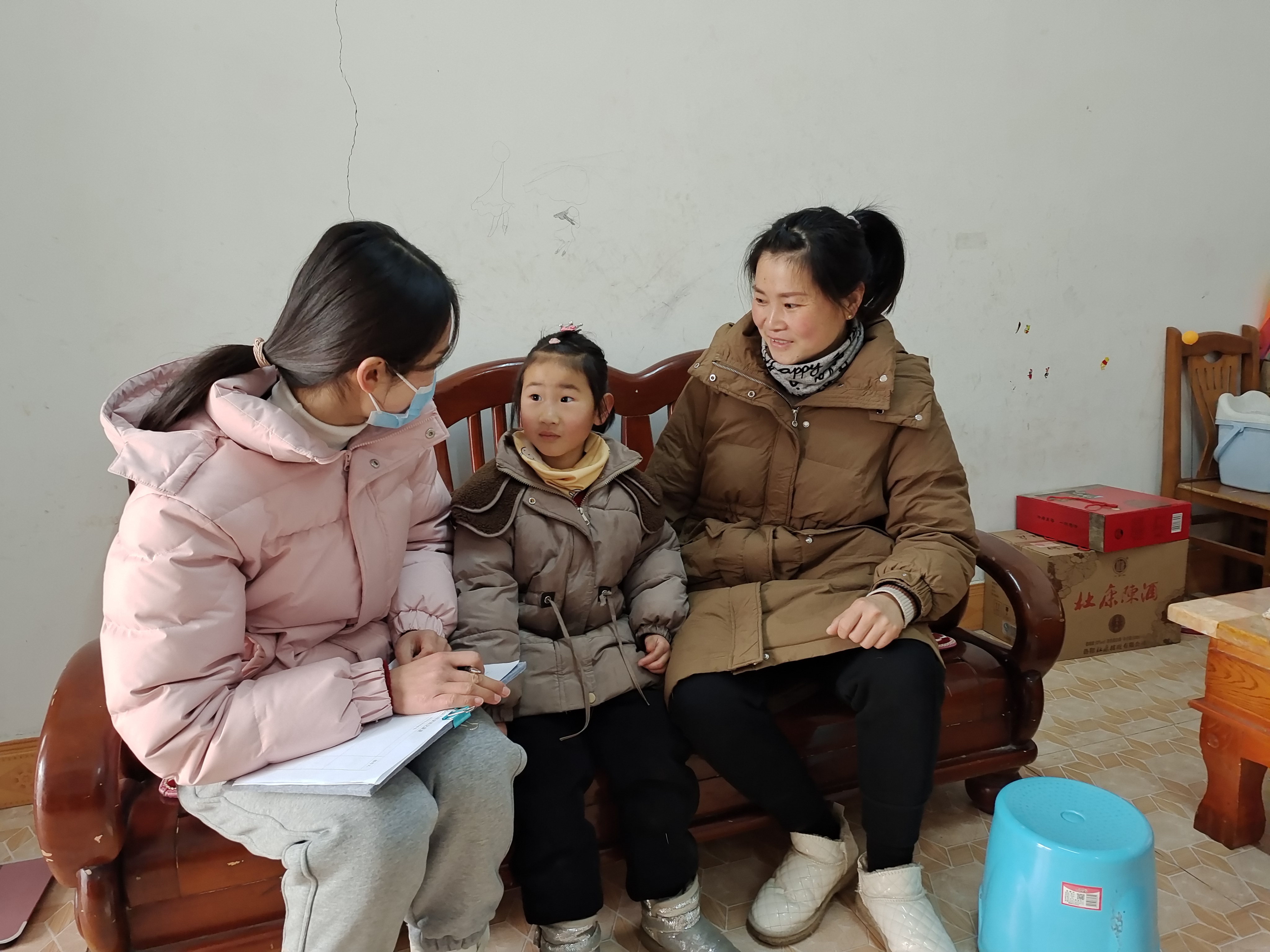 温暖家访  共育有声 ——窑湾镇中心幼儿园开展开学初家访活动