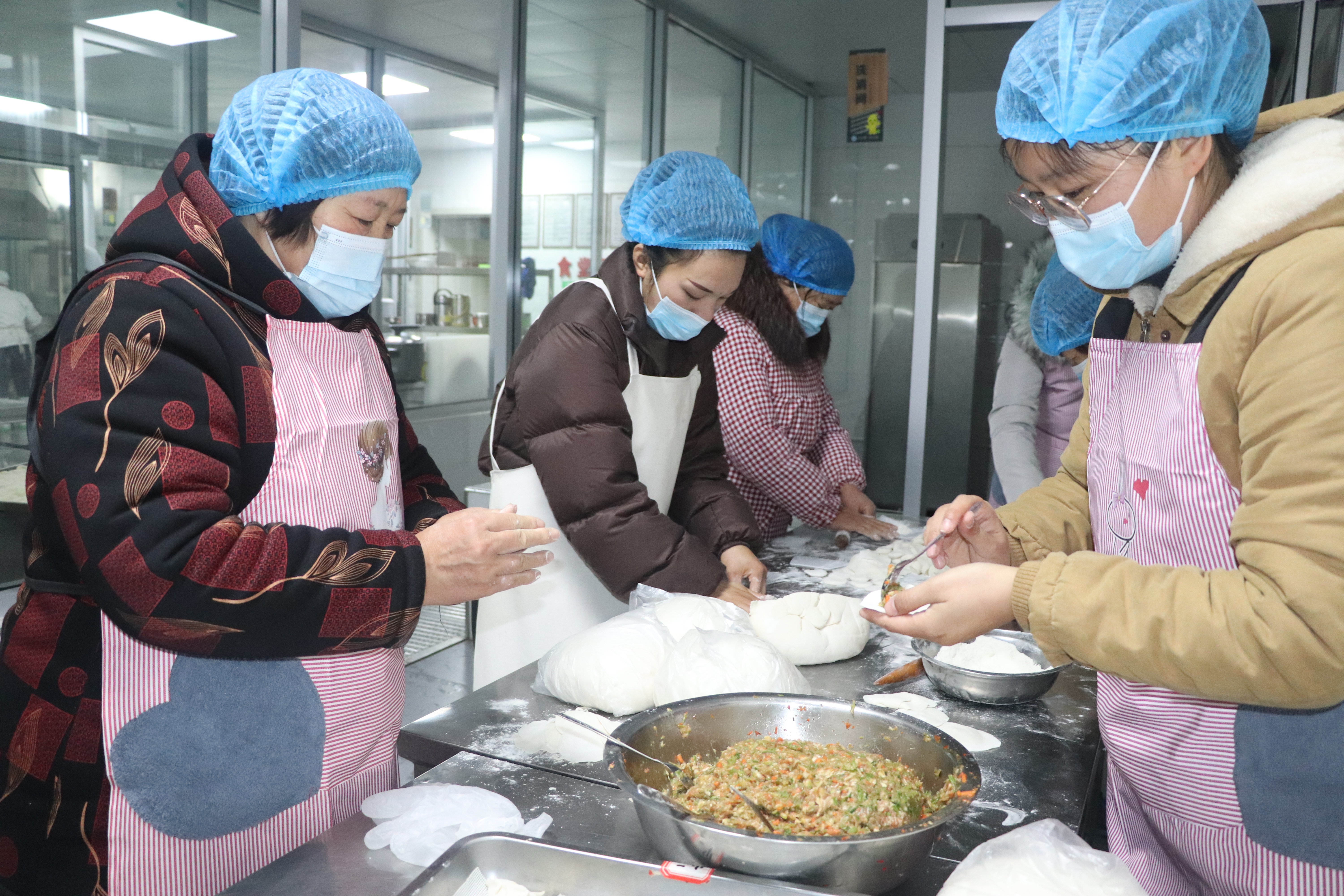 尽“膳”尽美  “味”爱护航 ——新沂市北沟第一幼儿园食堂开放日活动