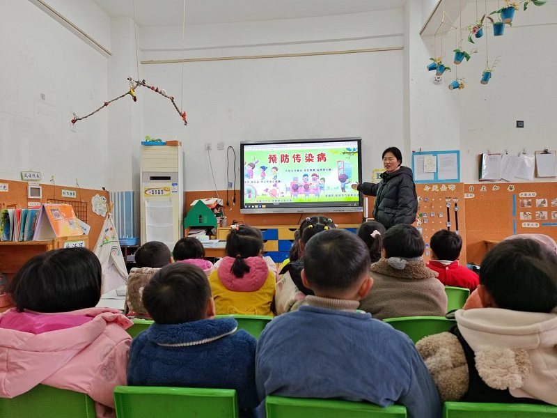 预防传染病，健康伴我行——窑湾镇中心幼儿园开展预防冬季传染病主题活动