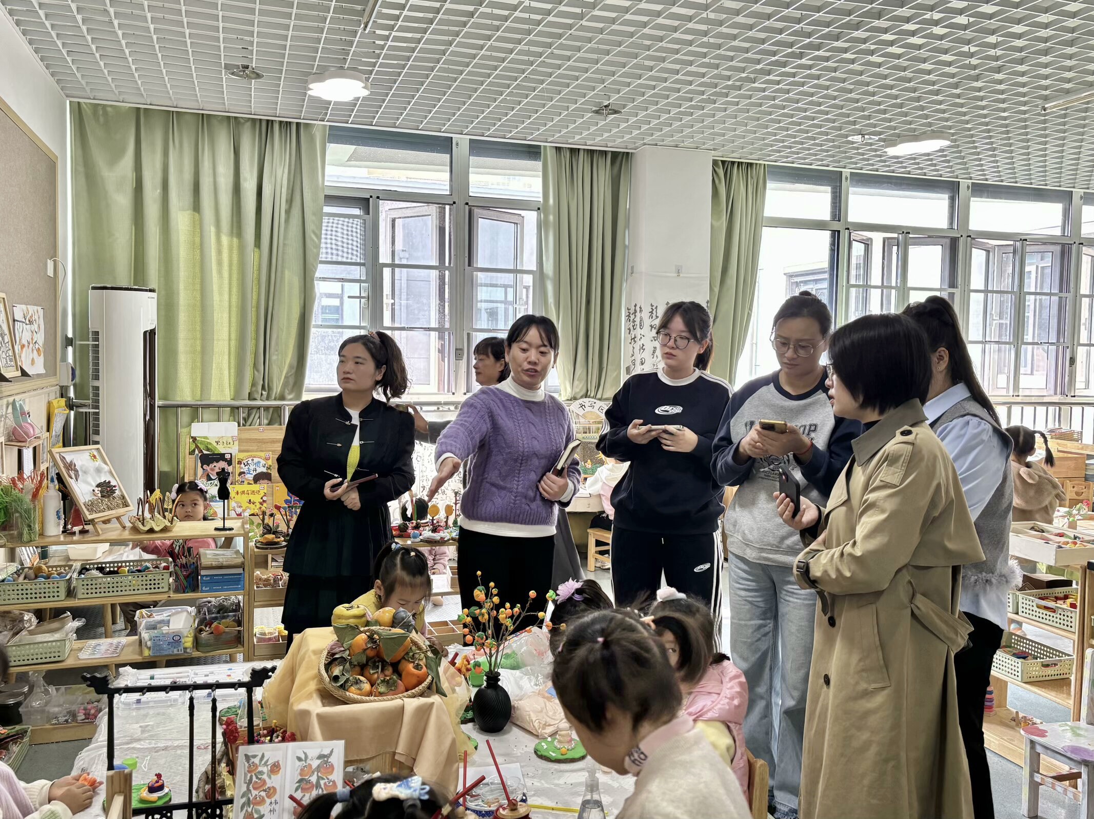 聚焦低结构材料 支持幼儿深度学习  ——新沂市市府东路学前教育二级共同体教研活动