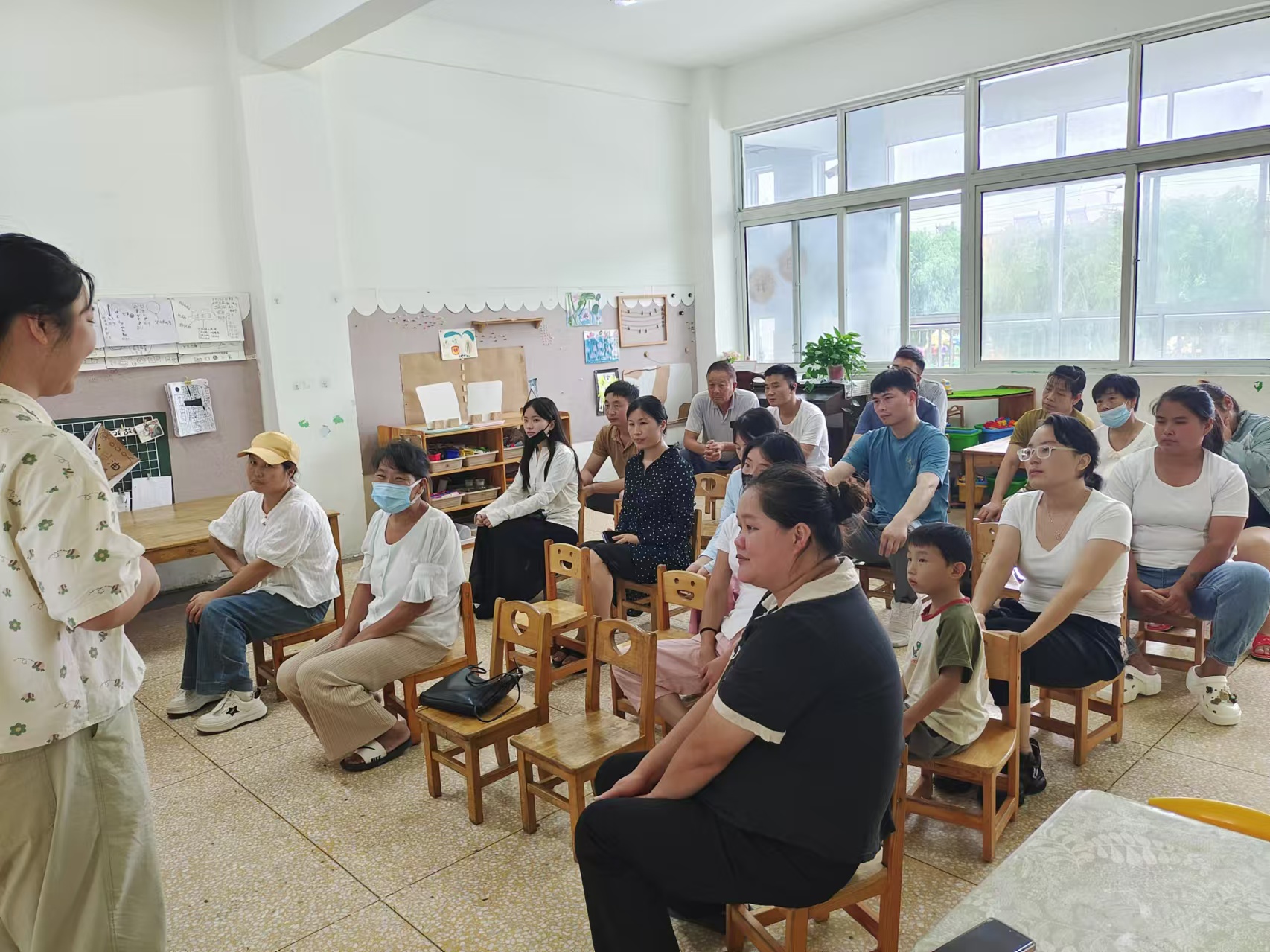 家园零距离，聚力共成长——双塘镇中心幼儿园开学初家长会