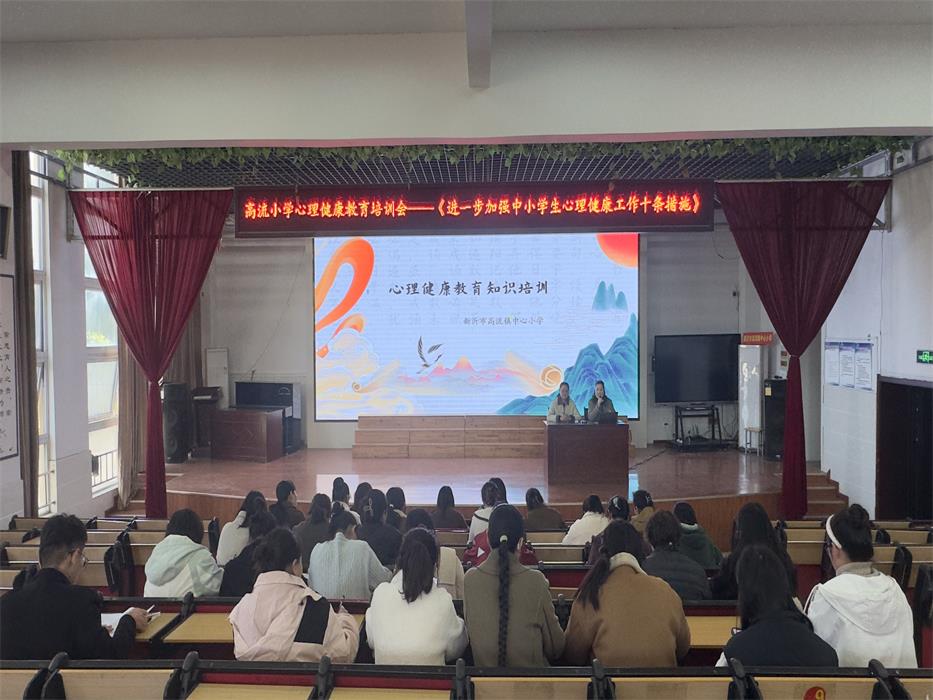 聚焦心理健康 赋能班级育人——新沂市高流镇中心小学开展班主任心理健康专题培训