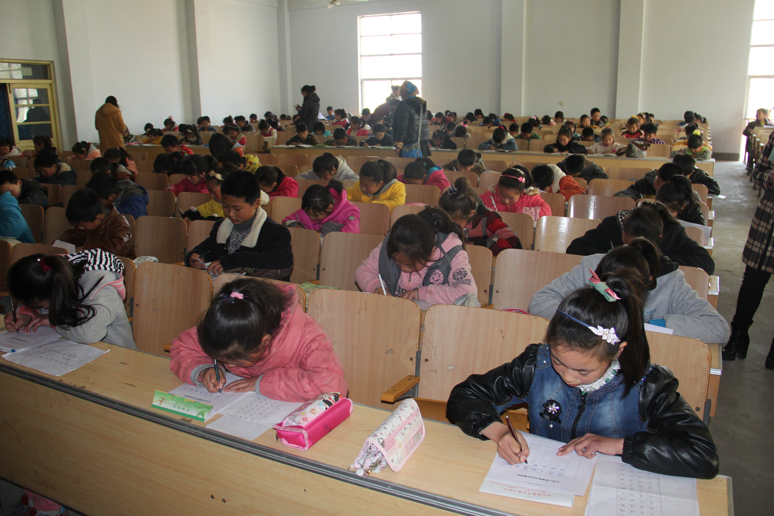 北沟小学举行第八届规范汉字书写大赛校级初赛