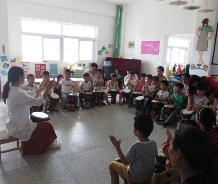 古色鼓香  家长进课堂 窑湾镇中心幼儿园手鼓艺术活动分享